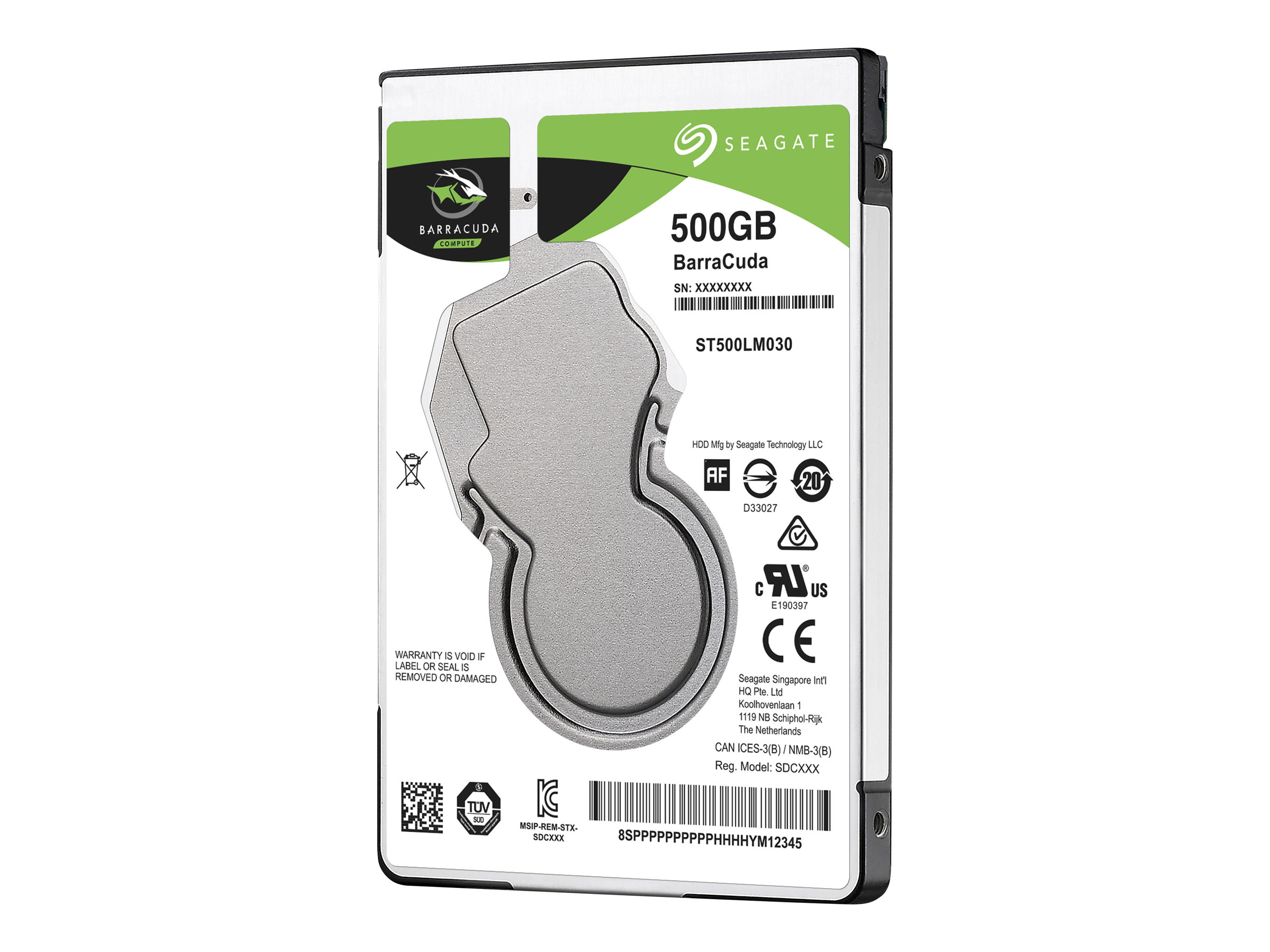 Seagate Guardian BarraCuda ST500LM030 - Festplatte - 500 GB - intern - 2.5