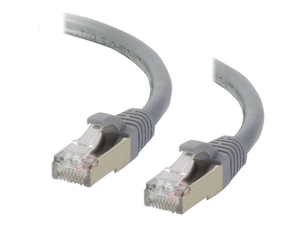 C2G Cat6a Booted Shielded (STP) Network Patch Cable - Patch-Kabel - RJ-45 (M) zu RJ-45 (M) - 1.5 m - STP - CAT 6a