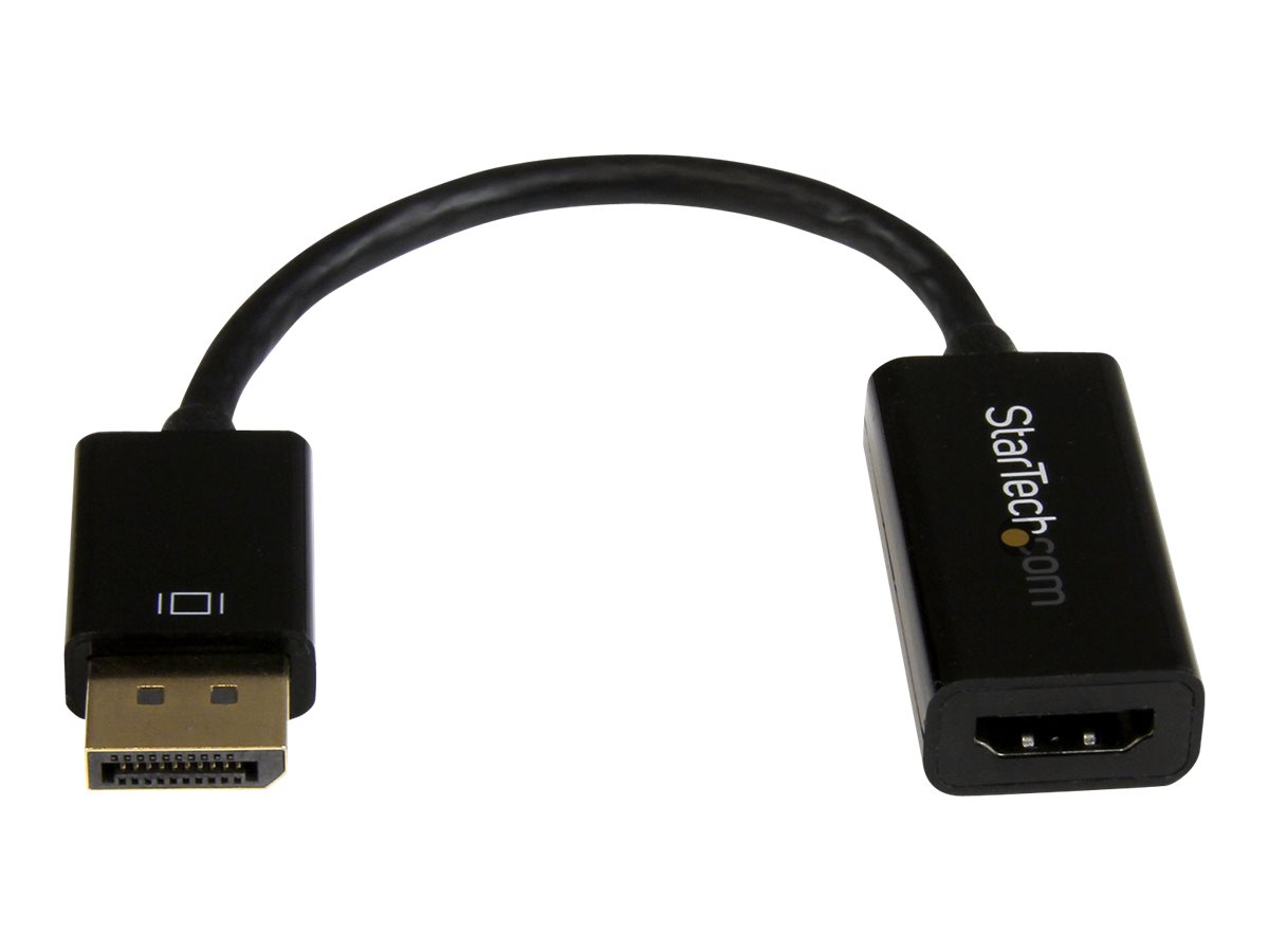 StarTech.com DisplayPort auf HDMI 4k @ 30Hz Adapter - DP 1.2 zu HDMI Video und Audio aktiv Konverter 1080p @ 60Hz fr Computer /