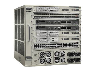 Cisco Catalyst 6807-XL - Switch - 8 x 1 Gigabit / 10 Gigabit SFP+ + 2 x 40 Gigabit QSFP - an Rack montierbar - mit Cisco Supervi