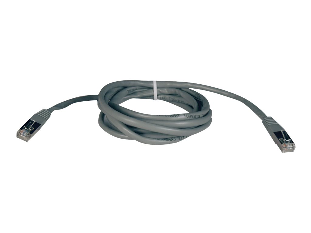 Eaton Tripp Lite Series Cat5e 350 MHz Molded Shielded (STP) Ethernet Cable (RJ45 M/M), PoE, Gray, 25 ft. (7.62 m) - Patch-Kabel 