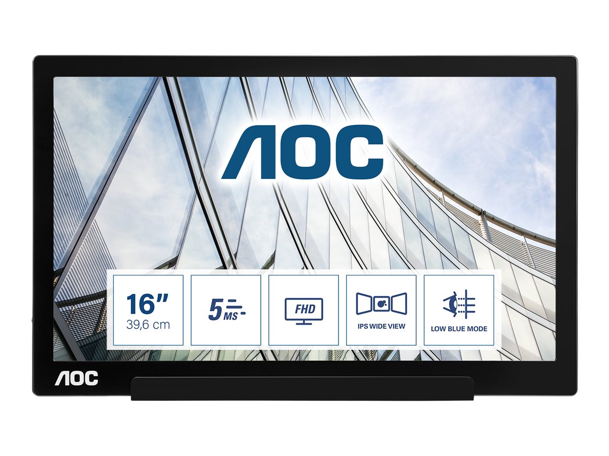 AOC I1601FWUX - LED-Monitor - 40.6 cm (16