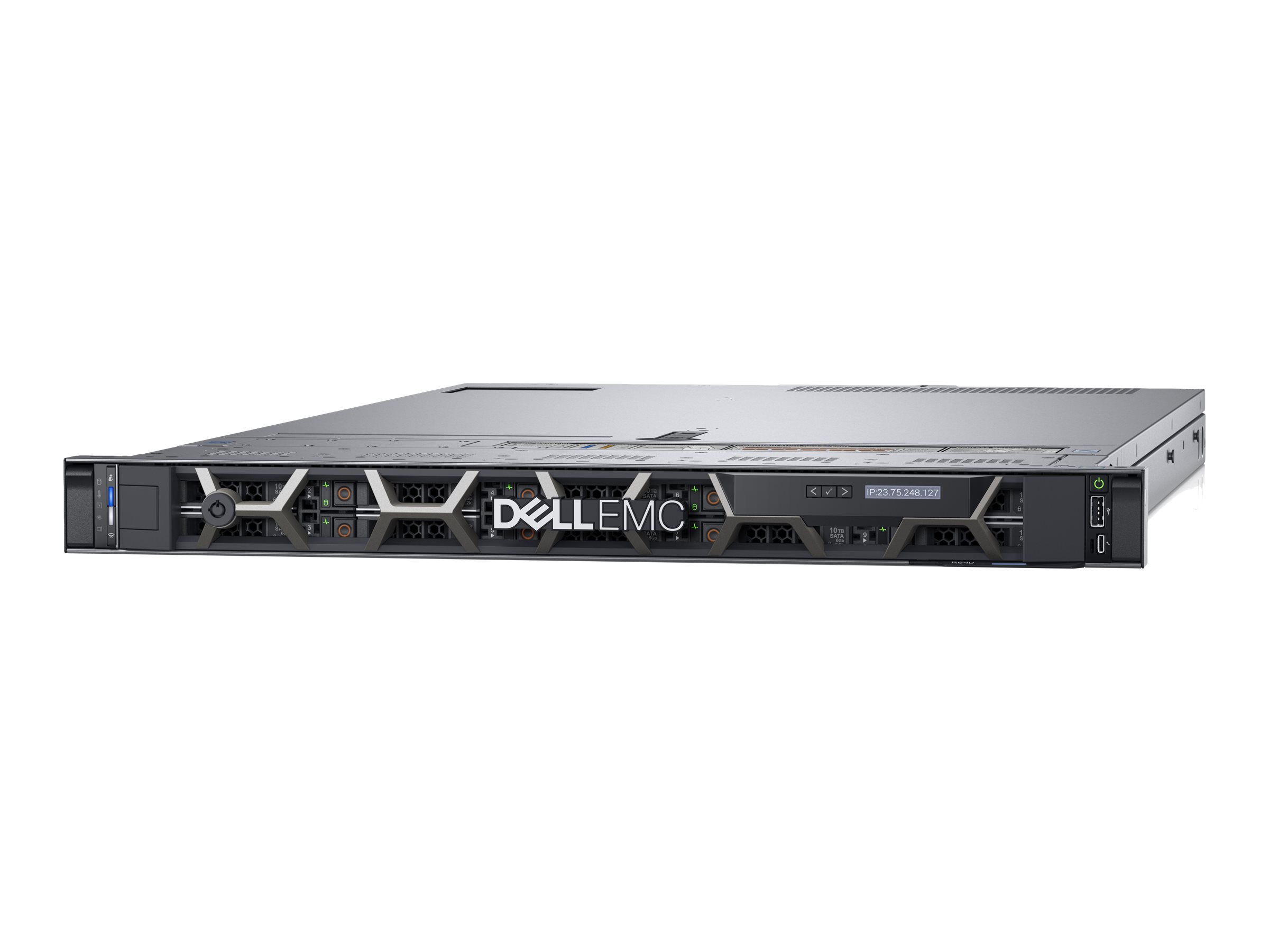 Dell EMC PowerEdge R640 - Server - Rack-Montage - 1U - zweiweg - 1 x Xeon Silver 4214R / 2.4 GHz