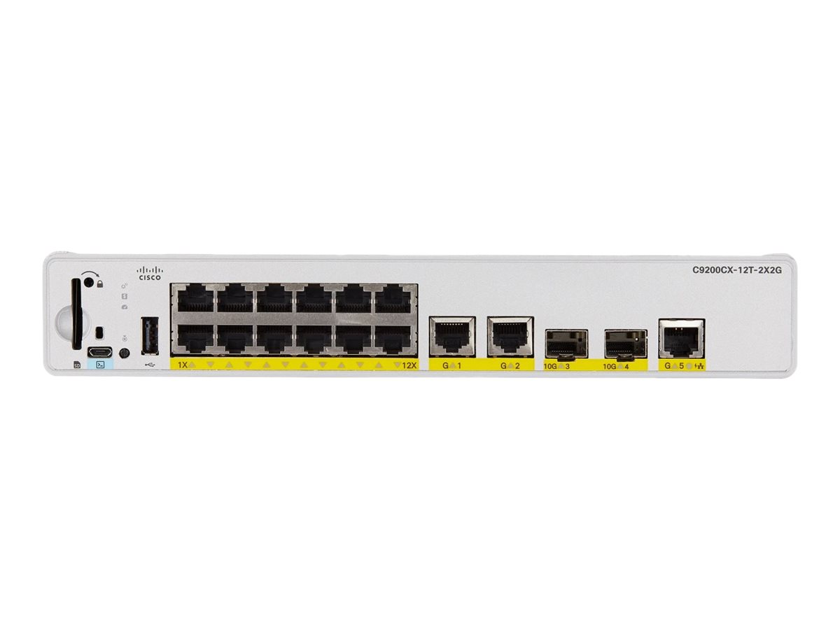 Cisco Catalyst 9200CX - Network Advantage - Switch - kompakt - L3 - managed