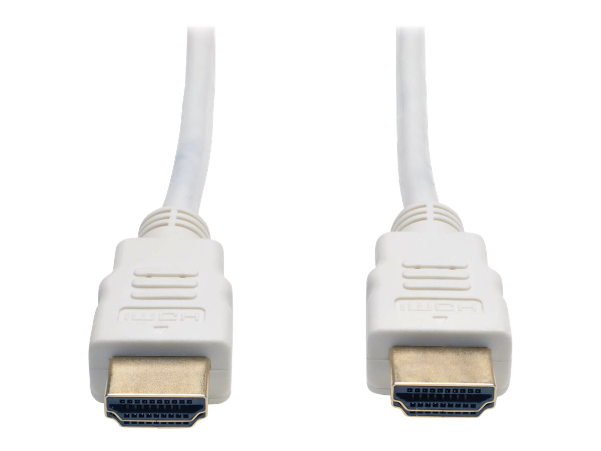 Eaton Tripp Lite Series High-Speed HDMI Cable (M/M) - 4K, Gripping Connectors, White, 6 ft. (1.8 m) - HDMI-Kabel - HDMI mnnlich