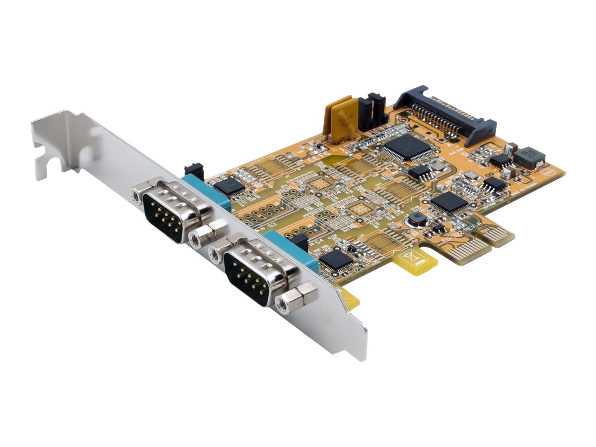 Exsys EX-45032 - Serieller Adapter - PCIe - RS-232/422/485/V.24 x 2