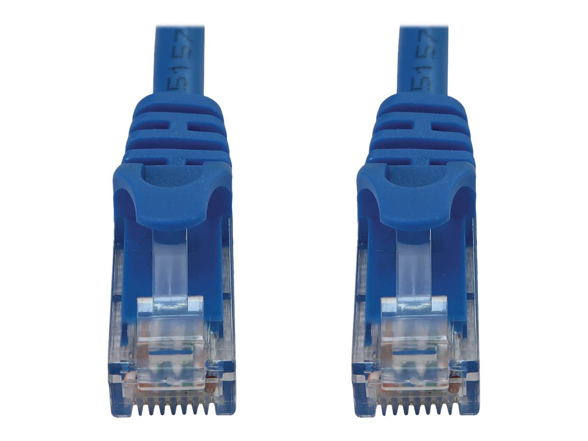 Eaton Tripp Lite Series Cat6a 10G Snagless Molded UTP Ethernet Cable (RJ45 M/M), PoE, Blue, 6 in. (15 cm) - Netzwerkkabel - RJ-4