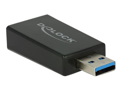 Delock - USB-Adapter - USB Typ A (M) zu 24 pin USB-C (W) - USB 3.1 Gen 2 - Schwarz