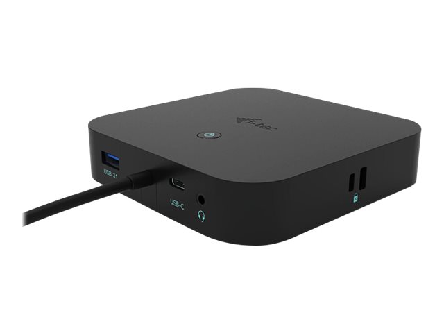 i-Tec USB-C Dual Display Docking Station with Power Delivery - Dockingstation - USB-C / Thunderbolt 3 - DP - 1GbE