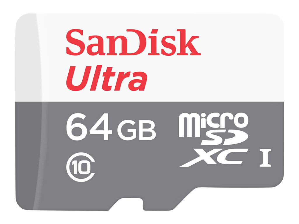 SanDisk Ultra - Flash-Speicherkarte - 64 GB - UHS-I / Class10 - microSDXC UHS-I