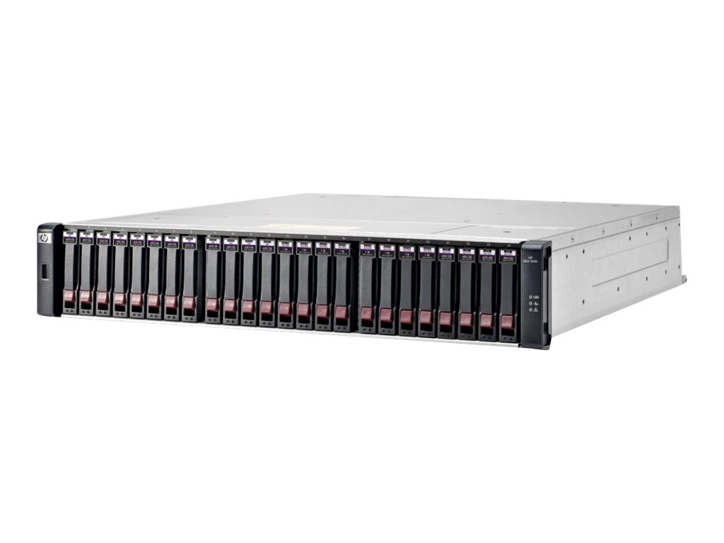 HPE Modular Smart Array 1040 Dual Controller SFF Bundle - Festplatten-Array - 2.4 TB - 24 Schchte (SAS-2) - HDD 600 GB x 4 - iS