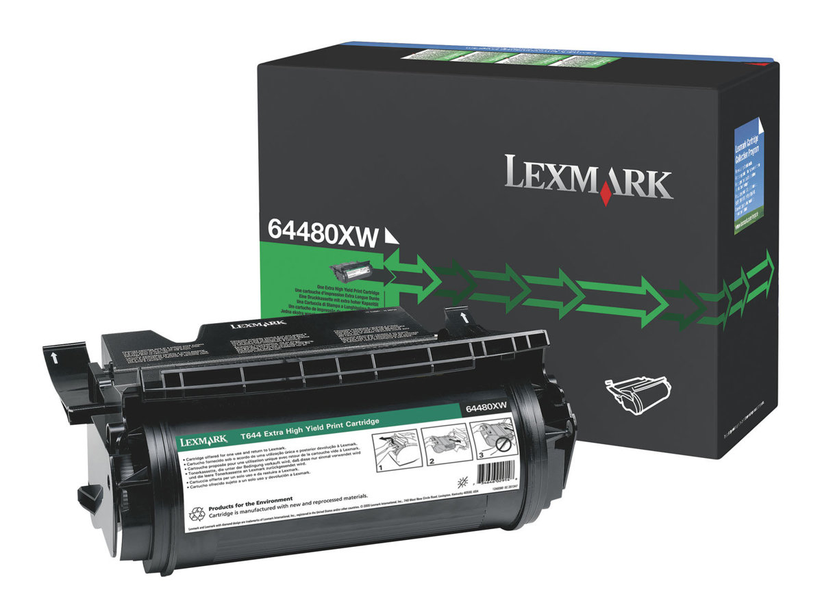 Lexmark - Besonders hohe Ergiebigkeit - Schwarz - Original - Tonerpatrone - fr Lexmark T644, T644dn, T644dtn, T644n, T644tn