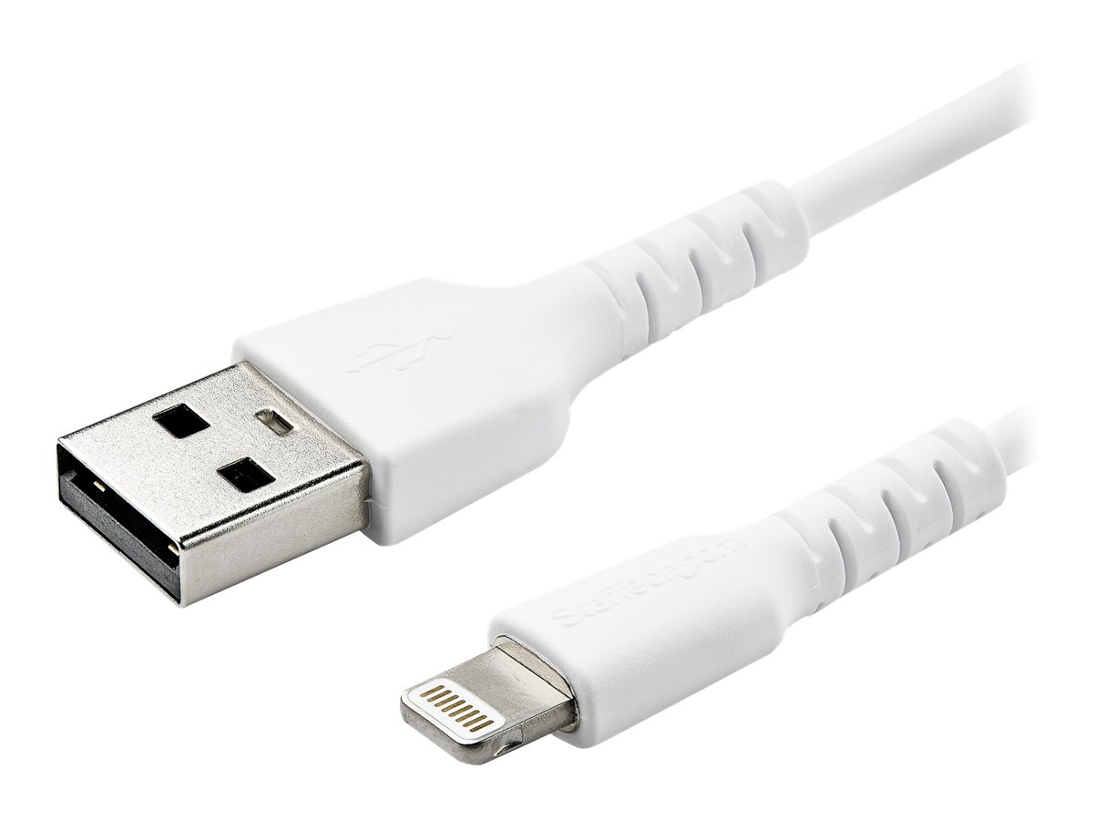 StarTech.com 1m USB-A auf Lightning-Kabel - Hochbelastbare, robuste Aramidfaser - USB Typ-A auf Lightningkabel - Lade-/Synchroni