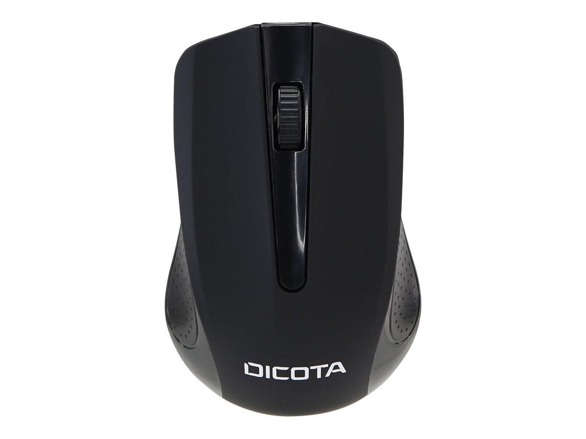 DICOTA Comfort - Maus - Laser - kabellos - kabelloser Empfänger (USB) - Schwarz
