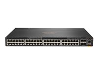 HPE Aruba 6300M - Switch - L3 - managed - 48 x 10/100/1000 (1 PoE+) + 4 x 1 Gigabit / 10 Gigabit / 25 Gigabit / 50 Gigabit SFP56