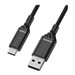 OtterBox Standard - USB-Kabel - USB (M) zu 24 pin USB-C (M) - USB 2.0 - 3 m - Schwarz