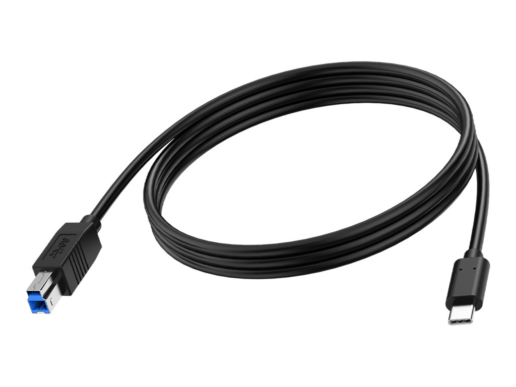 Vision - USB-Kabel - 24 pin USB-C (M) zu USB Type B (M) - 3 A - 2 m - Schwarz
