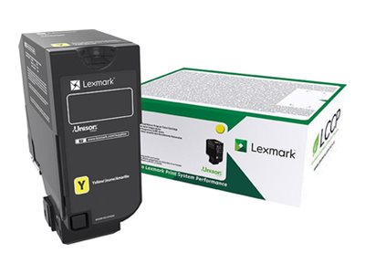 Lexmark - Gelb - Original - Tonerpatrone LCCP, LRP - fr Lexmark CS720de, CS720dte, CS725de, CS725dte, CX725de, CX725dhe, CX725d