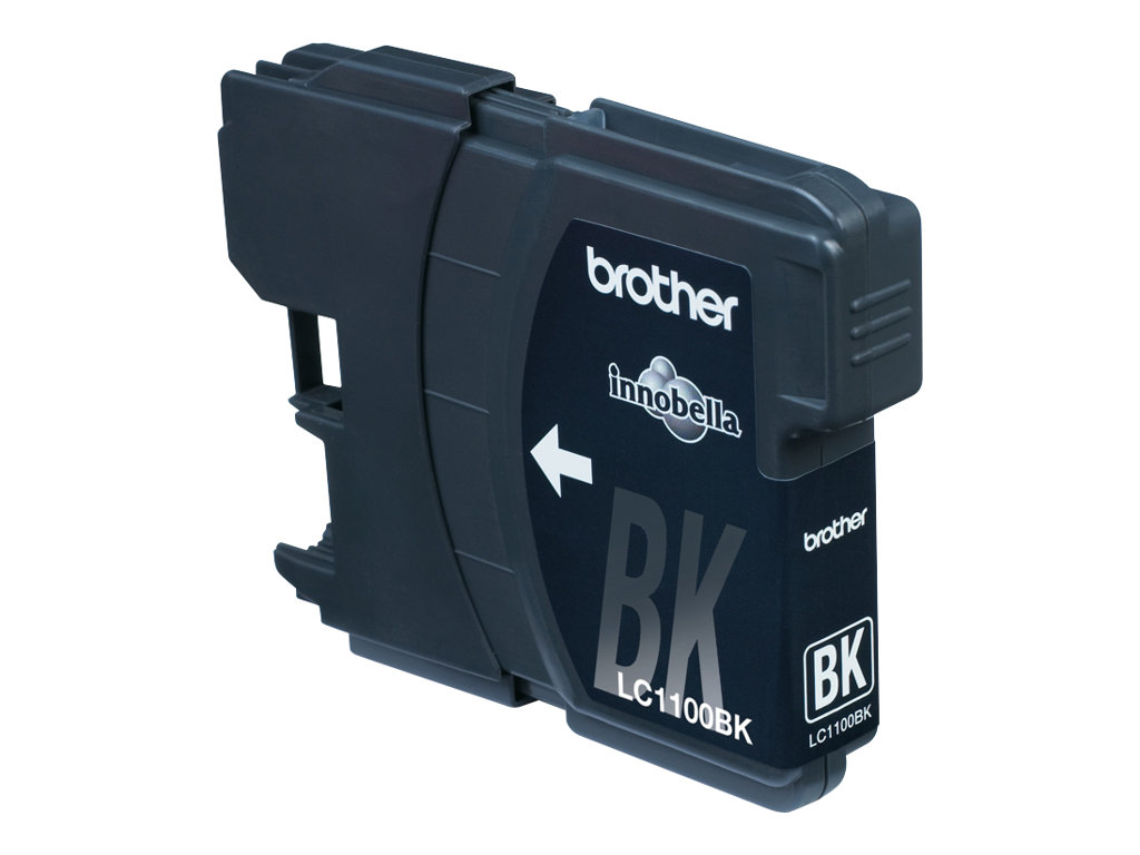 Brother LC1100BK - 2er-Pack - Schwarz - Original - Blister mit akustischem/elektromagnetischem Alarm - Tintenpatrone