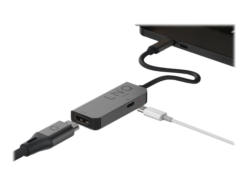 LINQ LQ47999 - Dockingstation - USB-C 3.1 / Thunderbolt 3 - HDMI