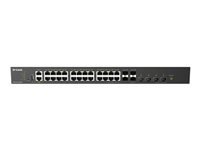 D-Link DXS 3410-32XY - Switch - L3 - managed - 24 x 10 Gigabit Ethernet + 4 x 10 Gigabit SFP+ + 4 x 25 Gigabit SFP28 - an Rack m