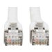 Eaton Tripp Lite Series Cat8 25G/40G Certified Snagless Shielded S/FTP Ethernet Cable (RJ45 M/M), PoE, White, 25 ft. (7.62 m) - 