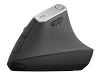 Logitech MX Vertical - Vertikale Maus - ergonomisch - optisch - 6 Tasten - kabellos, kabelgebunden