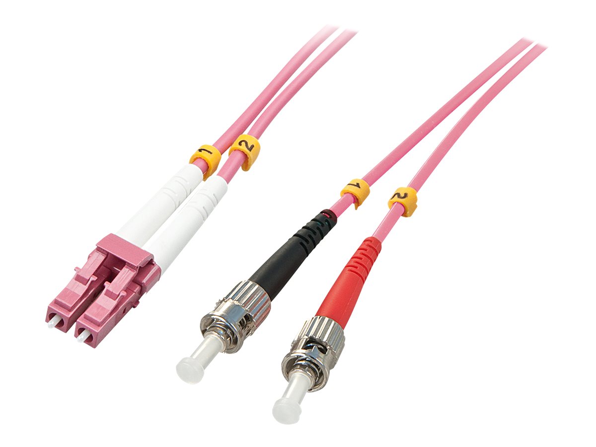Lindy - Patch-Kabel - ST multi-mode (M) zu LC Multi-Mode (M) - 1 m - Glasfaser - Duplex