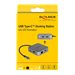 DeLOCK USB Type-C Docking Station for Mobile Devices - Dockingstation - USB-C - HDMI - GigE