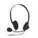 Ednet Headset With Volume Control - Headset - On-Ear - kabelgebunden