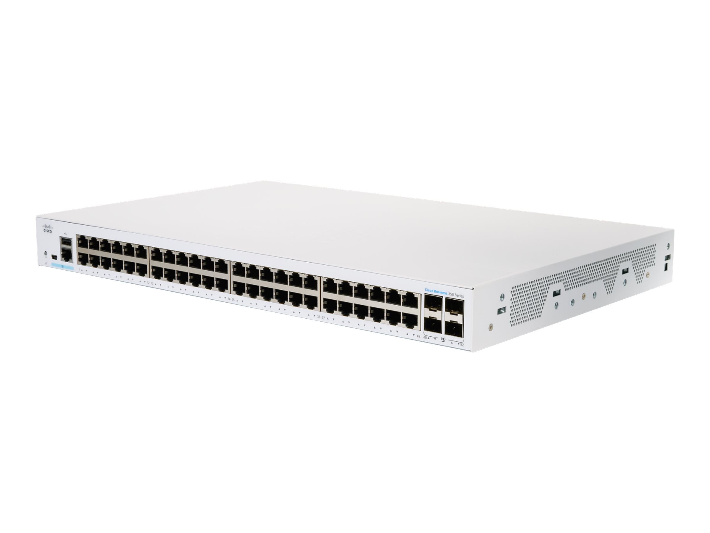 Cisco Business 350 Series CBS350-48T-4G - Switch - L3 - managed - 48 x 10/100/1000 + 4 x SFP - an Rack montierbar
