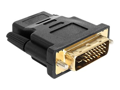 Delock Adapter DVI 24+1 pin male > HDMI female - Videoadapter - DVI-D mnnlich zu HDMI weiblich