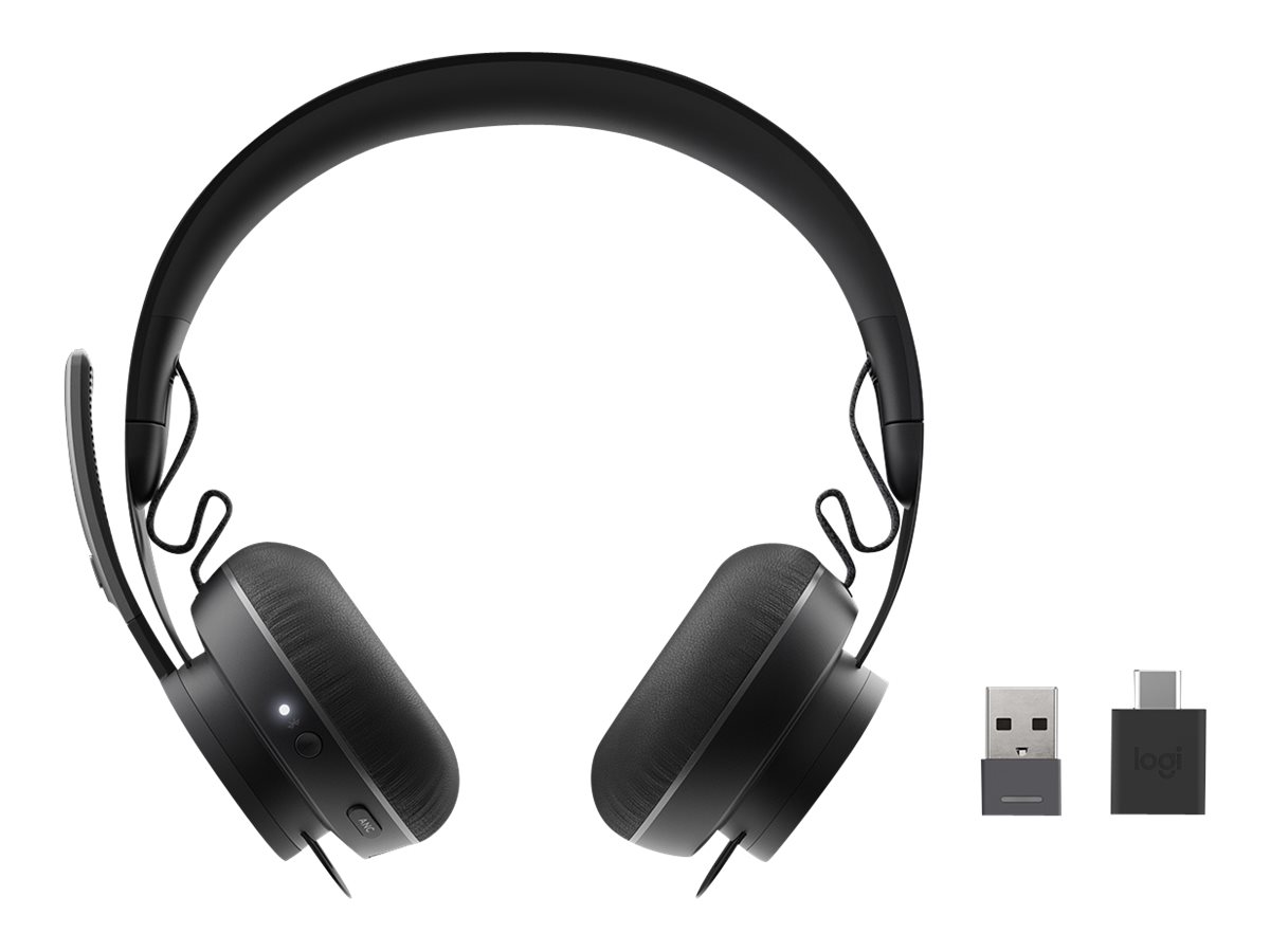 Logitech UC Zone Wireless - Headset - On-Ear - Bluetooth - kabellos - aktive Rauschunterdrckung