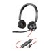 Poly Blackwire 3325 - Blackwire 3300 series - Headset - On-Ear - kabelgebunden - 3,5 mm Stecker, USB-A