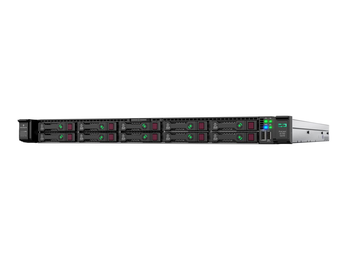 HPE ProLiant DL360 Gen10 Entry - Server - Rack-Montage - 1U - zweiweg - 1 x Xeon Bronze 3106 / 1.7 GHz