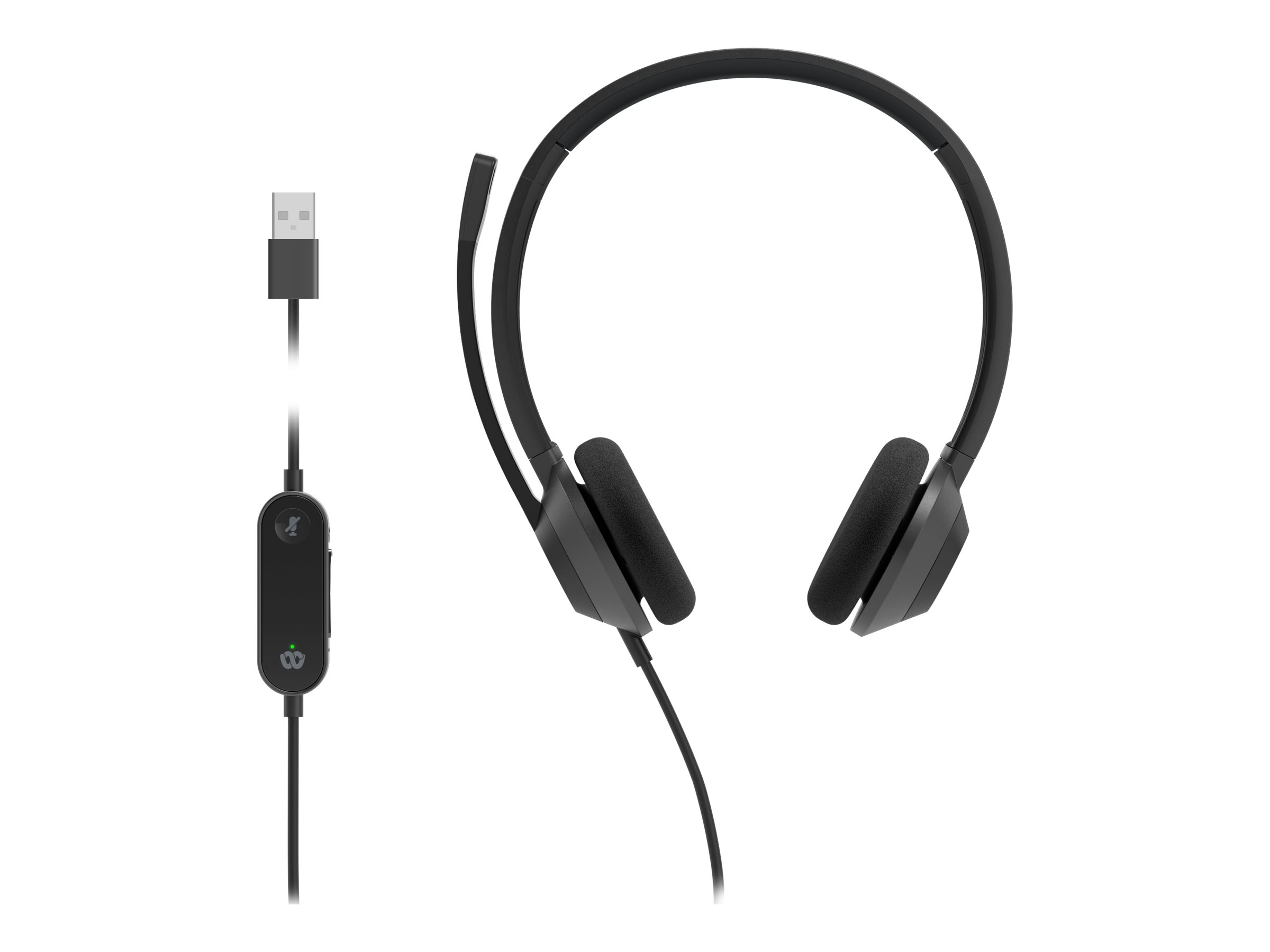 Cisco Headset 322 - Headset - On-Ear - kabelgebunden - USB-A - Carbon Black