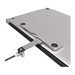Compulocks Blade Universal Lock Slot Adapter with Keyed Cable Lock - Sicherheitskit - Silber