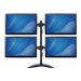 StarTech.com Vierfach-Monitorhalter - Schwenkbar - Verstellbarer 4 Monitorstnder - Fr VESA Monitore bis zu 27 Zoll (8 Kg) - Au