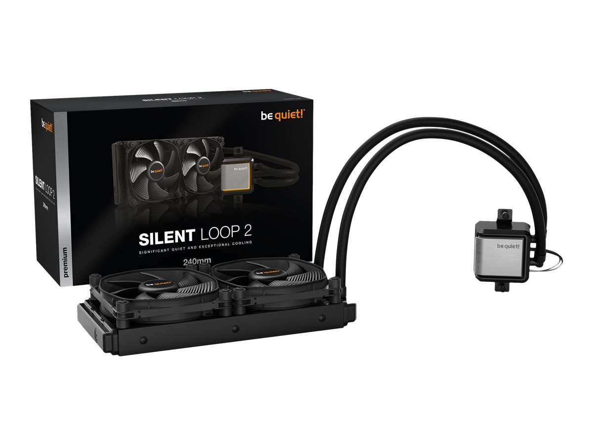 be quiet! Silent Loop 2 240mm - Prozessor-Flssigkeitskhlsystem - (fr: LGA1155, AM3+, LGA1150, LGA1151, LGA2011-3 (Square ILM)