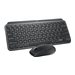 Logitech MX Keys Mini Combo for Business - Tastatur-und-Maus-Set - hinterleuchtet - kabellos - Bluetooth LE - QWERTZ
