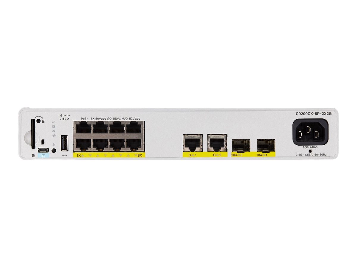 Cisco Catalyst 9200CX - Network Essentials - Switch - kompakt - L3 - managed