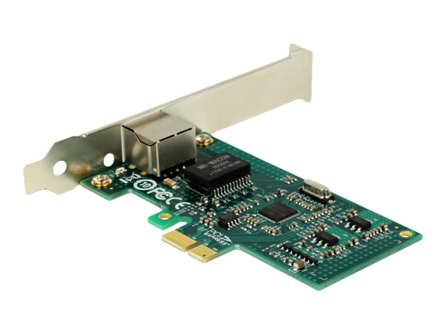 Delock PCI Express Card > 1 x Gigabit LAN - Netzwerkadapter - PCIe 1.1 Low-Profile - Gigabit Ethernet