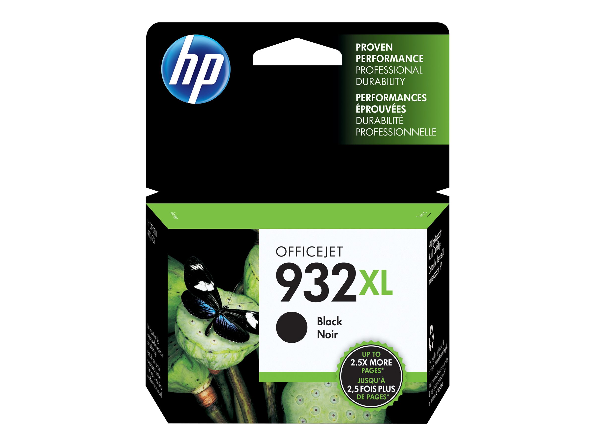HP 932XL - Hohe Ergiebigkeit - Schwarz - Original - Tintenpatrone - fr Officejet 6100, 6600 H711a, 6700, 7110, 7510, 7610, 7612