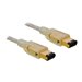 Delock - IEEE 1394-Kabel - FireWire, 6-polig (M) zu FireWire, 6-polig (M) - 3 m