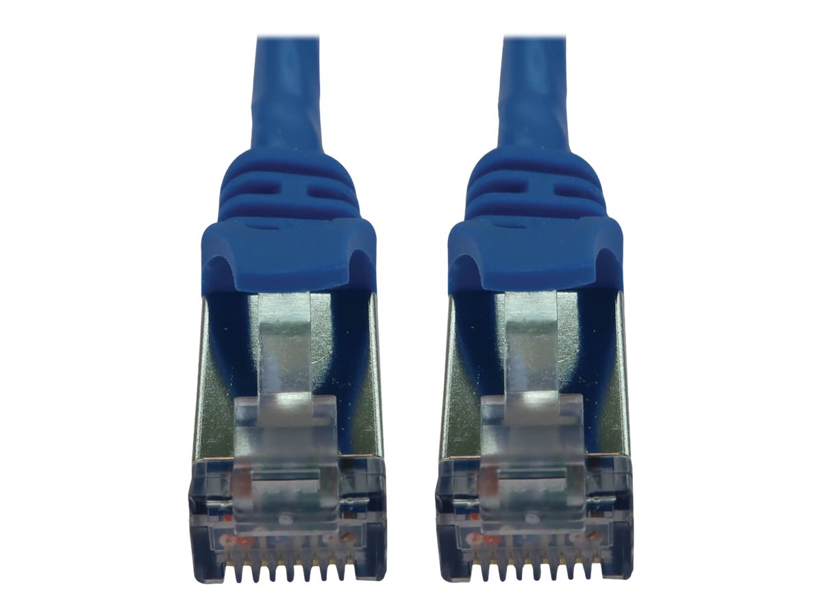 Eaton Tripp Lite Series Cat6a 10G Snagless Shielded Slim STP Ethernet Cable (RJ45 M/M), PoE, Blue, 10 ft. (3.1 m) - Netzwerkkabe