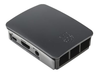 Raspberry Pi - Hülle - ABS-Kunststoff - Grau, Schwarz - für Raspberry Pi 3 Model B