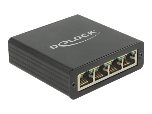 DeLock Adapter USB 3.0 > 4 x Gigabit LAN - Netzwerkadapter - USB 3.0 - Gigabit Ethernet x 4