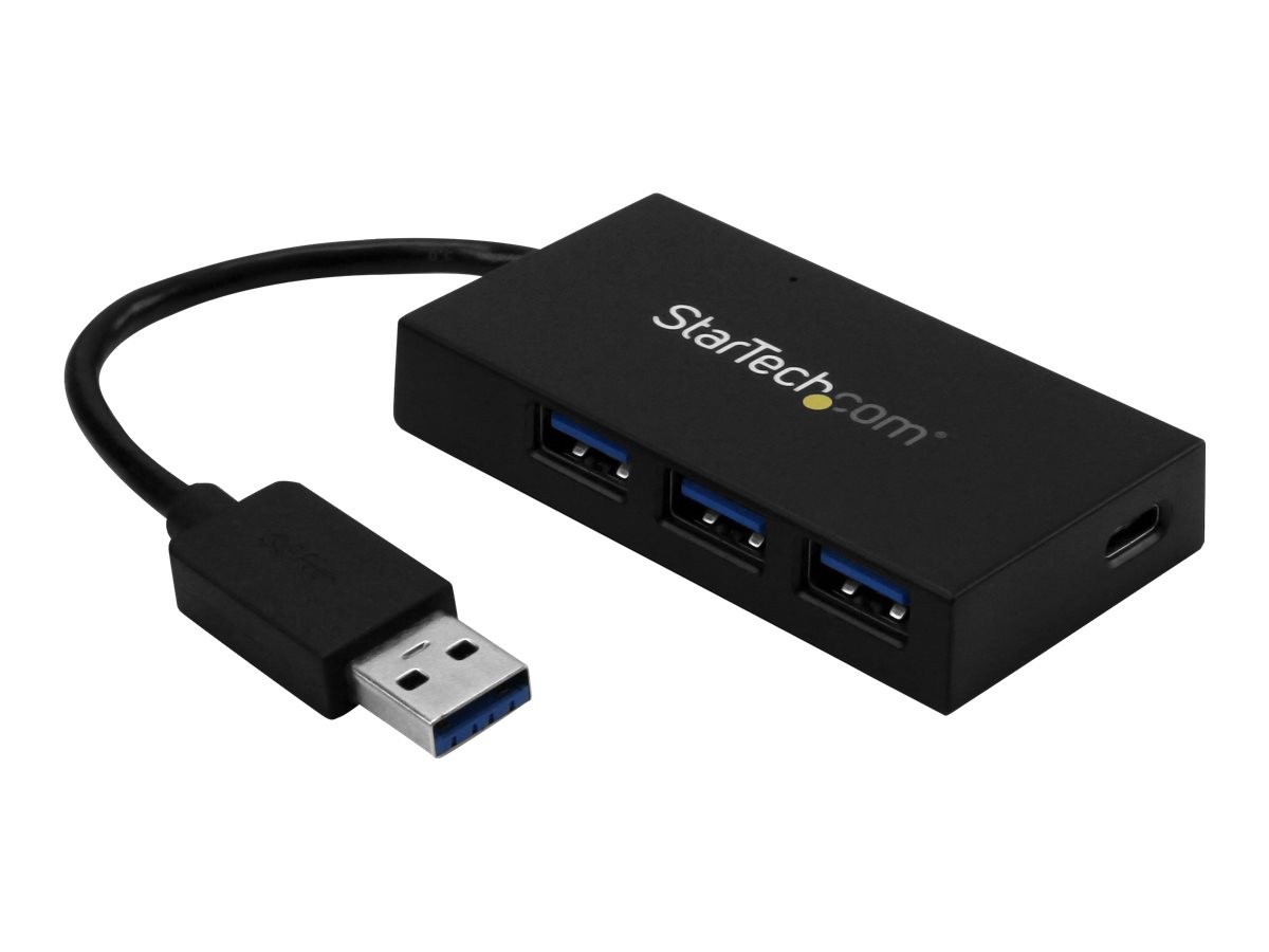 StarTech.com 4 Port USB 3.0 Hub - USB-A auf 3x USB-A und 1x USB-C - inklusive Netzteil - USB Hub - Desktop USB C Hub - Hub