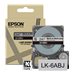 Epson LabelWorks LK-6ABJ - Matt - Schwarz auf Mattgrau - Rolle (2,4 cm x 8 m) 1 Kassette(n) Hngebox - Band - fr LabelWorks LW-