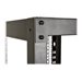 Tripp Lite 48U 4-Post Open Frame Rack Cabinet Heavy Duty 3000lb Capacity - Schrank offener Rahmen - Pulverbeschichtung mit schwa